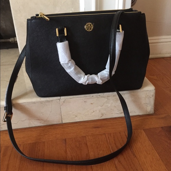 Tory Burch Handbags - New Tory Burch Leather Black bag NWT $475 Leather